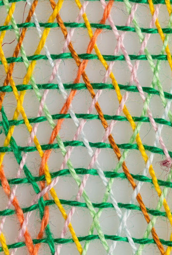 Dentelle aux fuseaux - Point de grille